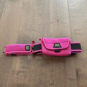 Amphipod Hydration Belt with Clips Pouch Hot Pink Running Waist Pack